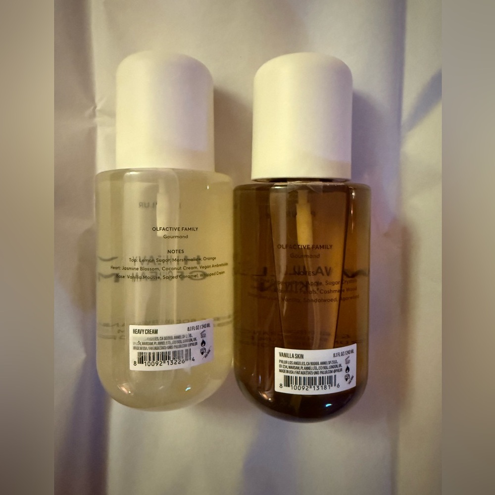 PHLUR Vanilla Skin and Heavy Cream Full Size (8.1oz) Body Mist Duo, Brand New - Picture 13 of 13